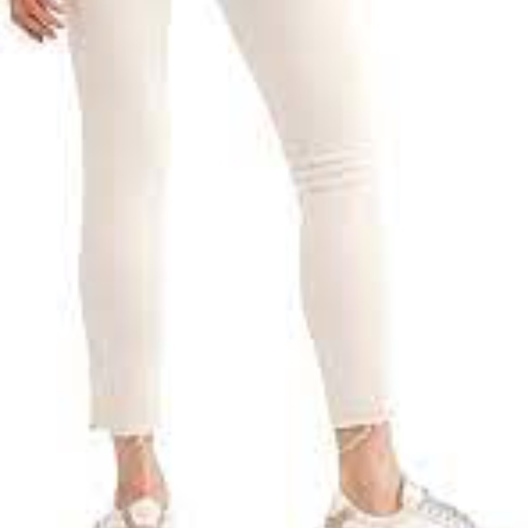 Free People Skinny raw edge High Rise Jeans in Tea sz 24 - Picture 6 of 6
